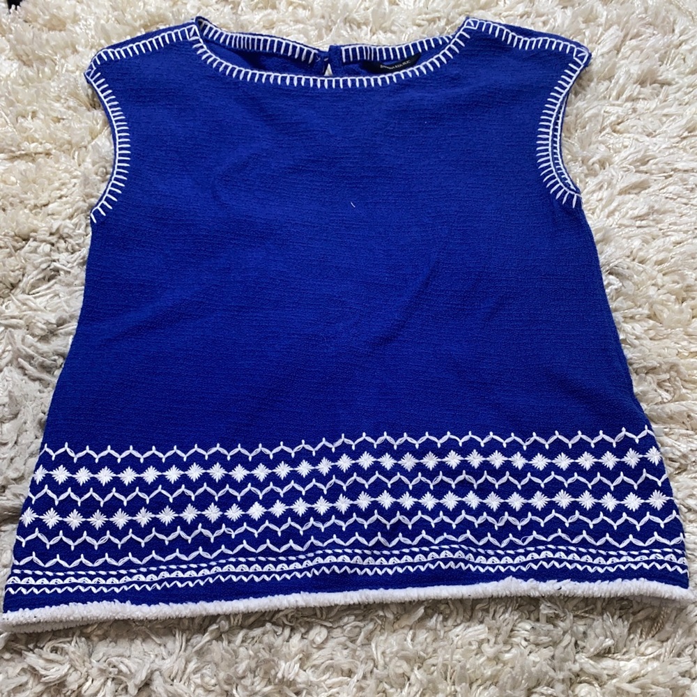 Banana Republic Womens Sleeveless Embroidered